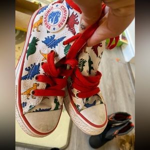 Dinosaurs Converse size 11 child